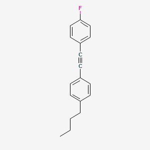 Benzene, 1-butyl-4-[(4-fluorophenyl)ethynyl]-