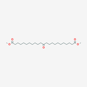 molecular formula C25H46O5 B14330601 Dimethyl 12-oxotricosanedioate CAS No. 102934-61-2