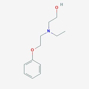 2-[Ethyl(2-phenoxyethyl)amino]ethan-1-ol