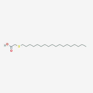 molecular formula C20H40O2S B14330671 Acetic acid, (octadecylthio)- CAS No. 103808-51-1