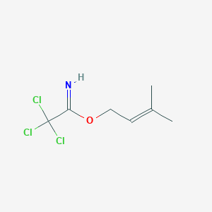 Ethanimidic acid, 2,2,2-trichloro-, 3-methyl-2-butenyl ester