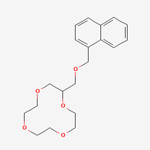 2-{[(Naphthalen-1-yl)methoxy]methyl}-1,4,7,10-tetraoxacyclododecane