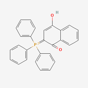 1(2H)-Naphthalenone, 4-hydroxy-2-(triphenylphosphoranylidene)-