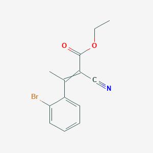 Ethyl 3-(2-bromophenyl)-2-cyanobut-2-enoate