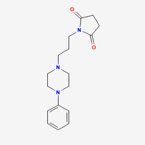 2,5-Pyrrolidinedione, 1-[3-(4-phenyl-1-piperazinyl)propyl]-