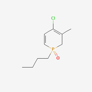 Phosphorin, 1-butyl-4-chloro-1,2-dihydro-3-methyl-, 1-oxide