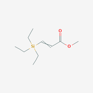 molecular formula C10H20O2Si B14330813 Methyl 3-(triethylsilyl)prop-2-enoate CAS No. 101967-37-7