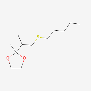 2-Methyl-2-(1-methyl-2-amylthioethyl)-1,3-dioxolane