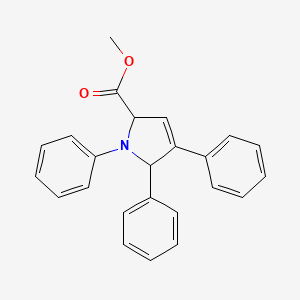 Methyl 1,4,5-triphenyl-2,5-dihydro-1H-pyrrole-2-carboxylate