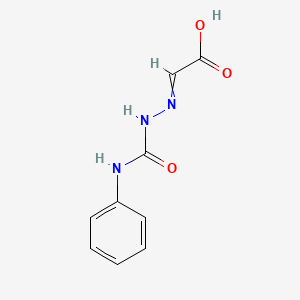 [2-(Phenylcarbamoyl)hydrazinylidene]acetic acid