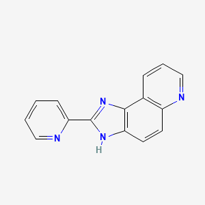 molecular formula C15H10N4 B14330870 2-(Pyridin-2-yl)-3H-imidazo[4,5-f]quinoline CAS No. 111857-46-6