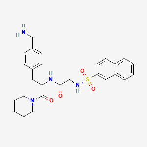 molecular formula C27H32N4O4S B14330912 Nsgampp CAS No. 108460-11-3