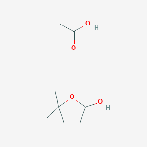 Acetic acid;5,5-dimethyloxolan-2-ol