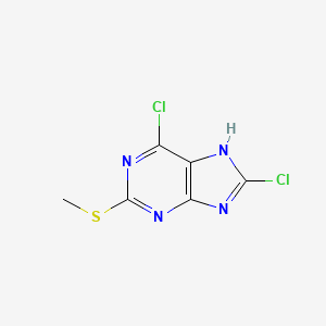 6,8-dichloro-2-methylsulfanyl-7H-purine