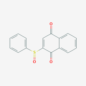 2-(Benzenesulfinyl)naphthalene-1,4-dione