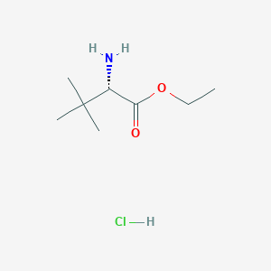 molecular formula C8H18ClNO2 B1433095 (S)-2-氨基-3,3-二甲基丁酸乙酯盐酸盐 CAS No. 144054-74-0