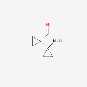 molecular formula C7H9NO B14330955 7-Azadispiro[2.0.2~4~.2~3~]octan-8-one CAS No. 111291-55-5