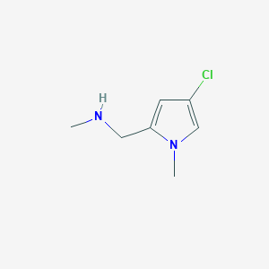 B1433096 [(4-chloro-1-methyl-1H-pyrrol-2-yl)methyl](methyl)amine CAS No. 1384427-60-4