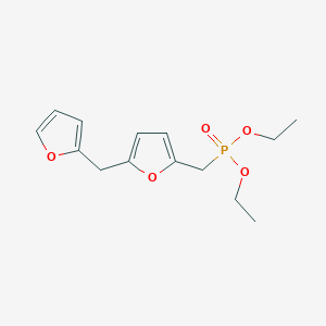 Diethyl ({5-[(furan-2-yl)methyl]furan-2-yl}methyl)phosphonate