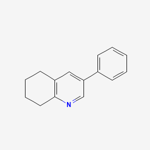 molecular formula C15H15N B14330991 3-Phenyl-5,6,7,8-tetrahydroquinoline CAS No. 101161-83-5