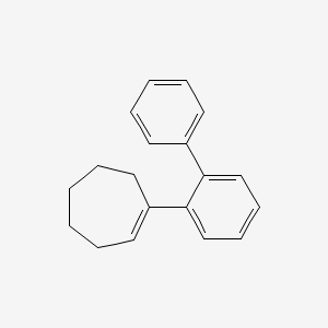 molecular formula C19H20 B14331000 2-(Cyclohept-1-en-1-yl)-1,1'-biphenyl CAS No. 98509-52-5