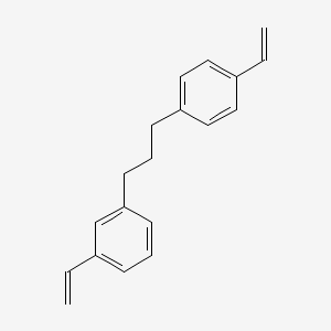 molecular formula C19H20 B14331005 1-Ethenyl-3-[3-(4-ethenylphenyl)propyl]benzene CAS No. 107270-52-0