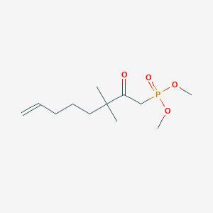 Dimethyl (3,3-dimethyl-2-oxooct-7-en-1-yl)phosphonate