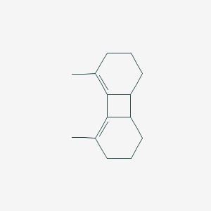 molecular formula C14H20 B14331033 4,5-Dimethyl-1,2,3,6,7,8,8a,8b-octahydrobiphenylene CAS No. 106988-87-8