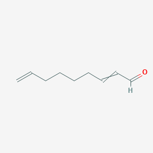 molecular formula C9H14O B14331068 Nona-2,8-dienal CAS No. 102877-15-6