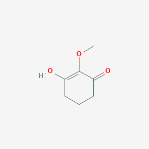 molecular formula C7H10O3 B14331080 2-Cyclohexen-1-one, 3-hydroxy-2-methoxy- CAS No. 105872-31-9