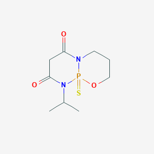 9-(Propan-2-yl)-10-sulfanylidenedihydro-2H,6H-10lambda~5~-[1,3,2]diazaphosphinino[2,1-b][1,3,2]oxazaphosphinine-6,8(7H,9H,10H)-dione