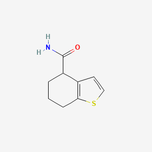 molecular formula C9H11NOS B1433113 4,5,6,7-四氢-1-苯并噻吩-4-甲酰胺 CAS No. 1423034-56-3