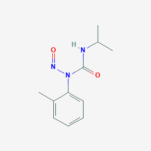 molecular formula C11H15N3O2 B14331162 N-(2-Methylphenyl)-N-nitroso-N'-propan-2-ylurea CAS No. 110396-90-2