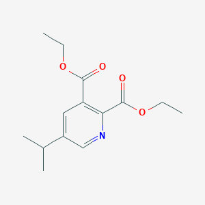 Diethyl 5-(propan-2-yl)pyridine-2,3-dicarboxylate