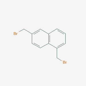 molecular formula C12H10Br2 B14331217 1,6-Bis(bromomethyl)naphthalene CAS No. 105789-69-3