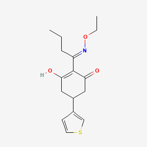 2-[(E)-N-ethoxy-C-propylcarbonimidoyl]-3-hydroxy-5-thiophen-3-ylcyclohex-2-en-1-one