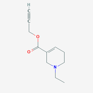 molecular formula C11H15NO2 B14331286 Prop-2-yn-1-yl 1-ethyl-1,2,5,6-tetrahydropyridine-3-carboxylate CAS No. 107638-91-5