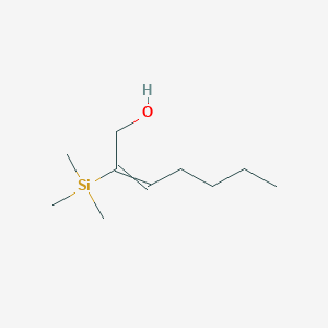 2-(Trimethylsilyl)hept-2-en-1-ol