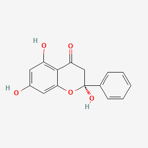 molecular formula C15H12O5 B14331292 2beta-5,7-Trihydroxyflavanone CAS No. 106009-52-3