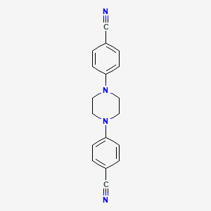 4-[4-(4-Cyanophenyl)piperazin-1-yl]benzonitrile