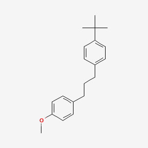 molecular formula C20H26O B14331301 1-tert-Butyl-4-[3-(4-methoxyphenyl)propyl]benzene CAS No. 111564-56-8