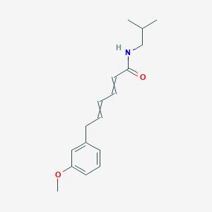 6-(3-methoxyphenyl)-N-(2-methylpropyl)hexa-2,4-dienamide