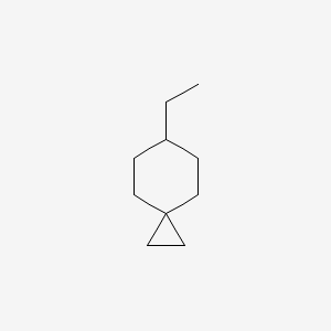 molecular formula C10H18 B14331355 6-Ethylspiro[2.5]octane CAS No. 105786-53-6