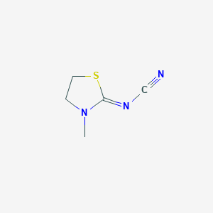 Cyanamide, (3-methyl-2-thiazolidinylidene)-