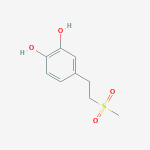 4-[2-(Methanesulfonyl)ethyl]benzene-1,2-diol