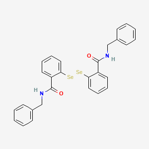 molecular formula C28H24N2O2Se2 B14331408 2,2'-(Diselane-1,2-diyl)bis(N-benzylbenzamide) CAS No. 106663-70-1