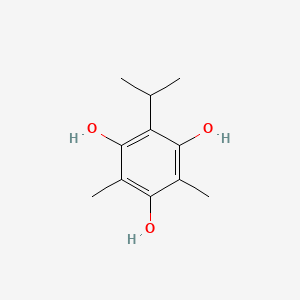 molecular formula C11H16O3 B14331418 2,4-Dimethyl-6-propan-2-ylbenzene-1,3,5-triol CAS No. 100306-41-0