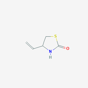 molecular formula C5H7NOS B14331439 4-Ethenyl-1,3-thiazolidin-2-one CAS No. 104514-82-1