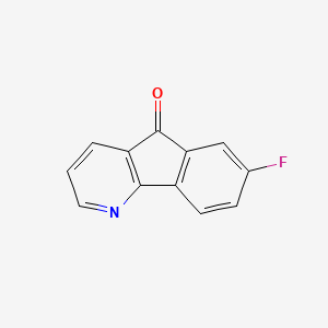 7-fluoro-5H-indeno[1,2-b]pyridin-5-one