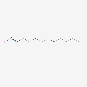 molecular formula C13H25I B14331472 1-Iodo-2-methyldodec-1-ene CAS No. 108025-27-0